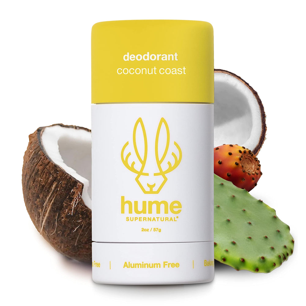 Hume Supernatural pack Coconut Coast, dos desodorantes para casa y viaje.