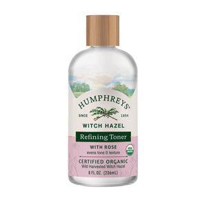 Humphreys tónico con hamamelis y rosa para piel limpia y tonificada.