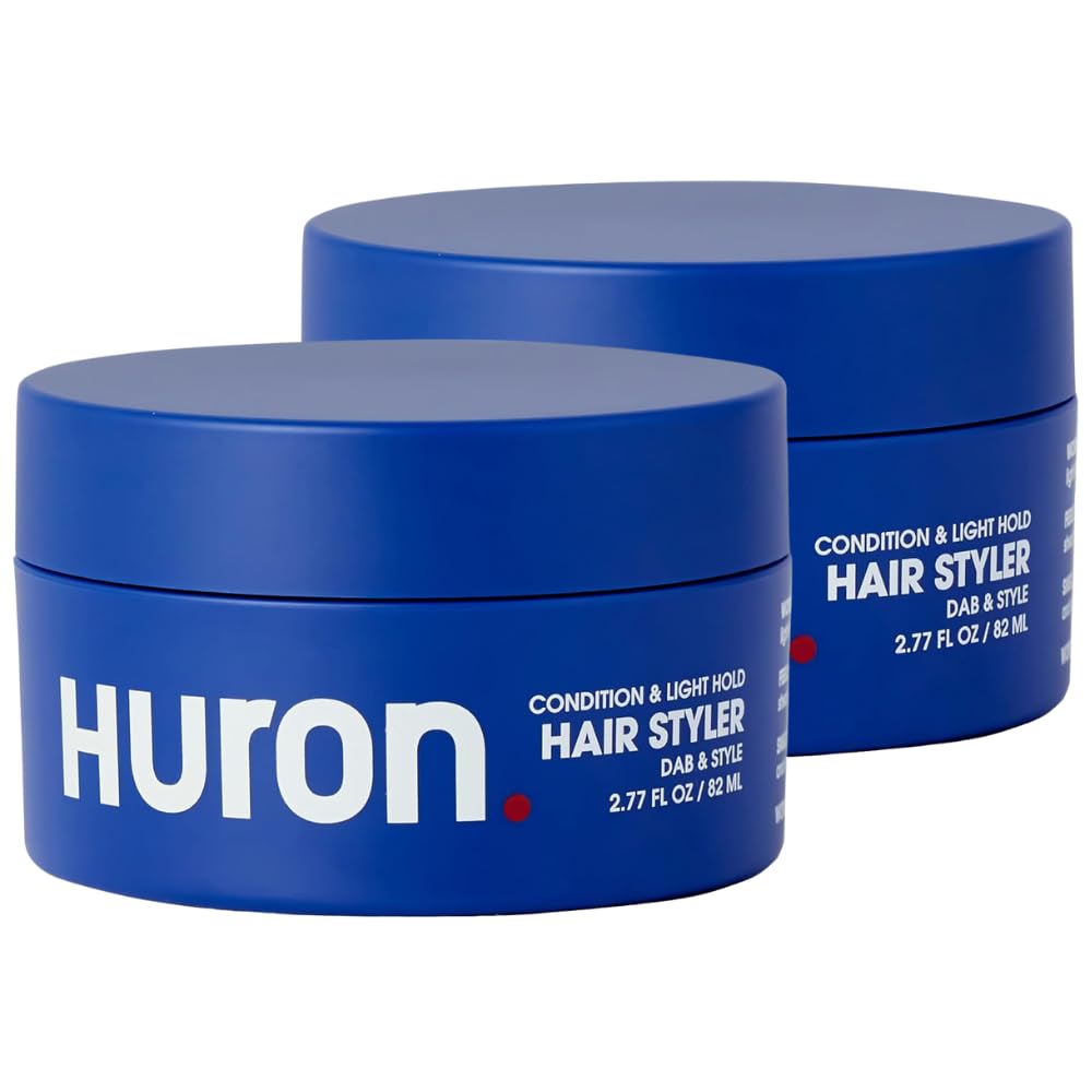 Huron crema-peinado Citrus-Madera: envase compacto para peinados diarios con acabado natural.