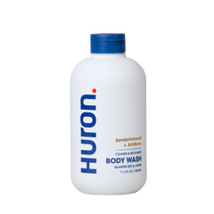 Huron Ducha Corporal para Hombres, botella visible, hidratación diaria.