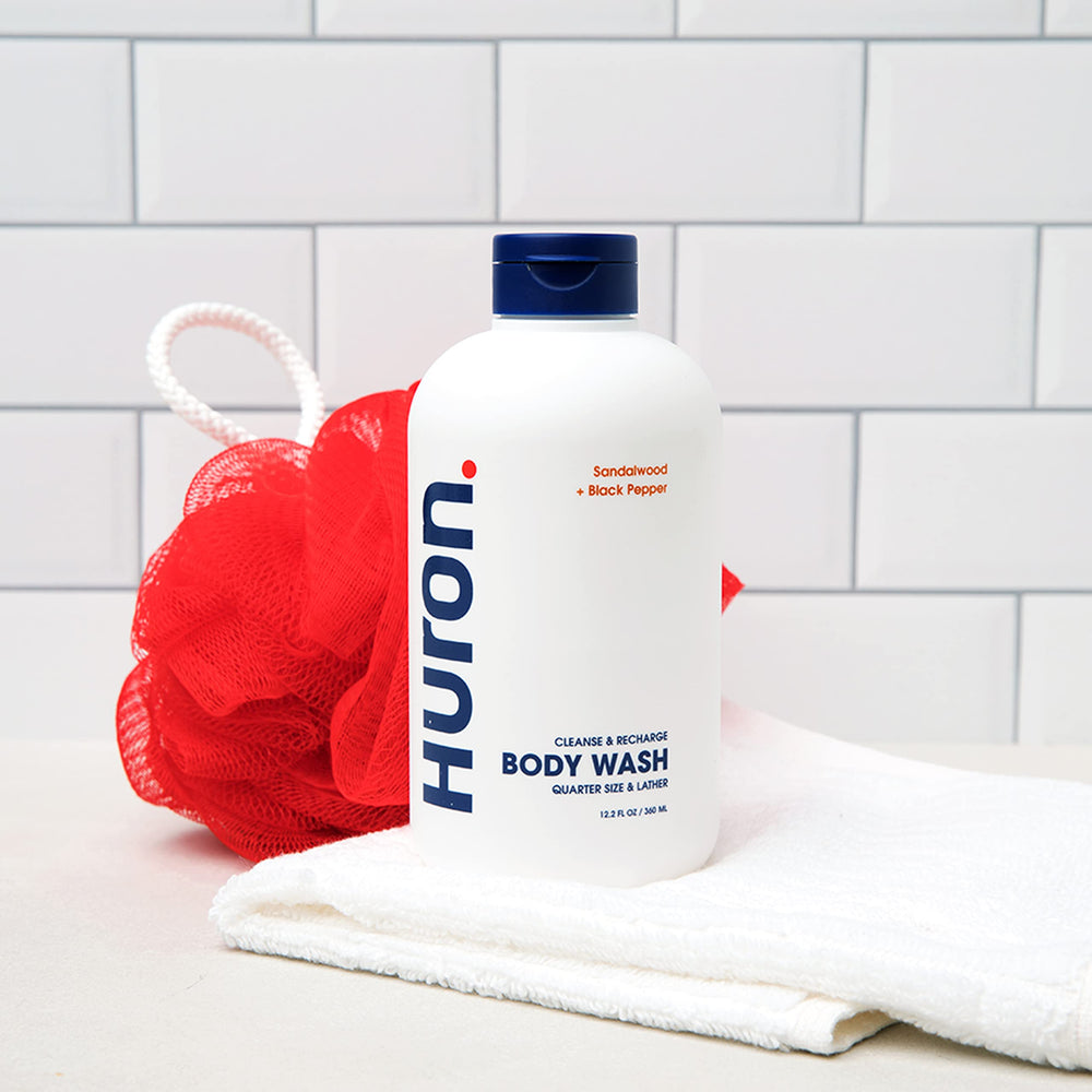 Envase reciclable de Huron, opción sostenible para el baño.