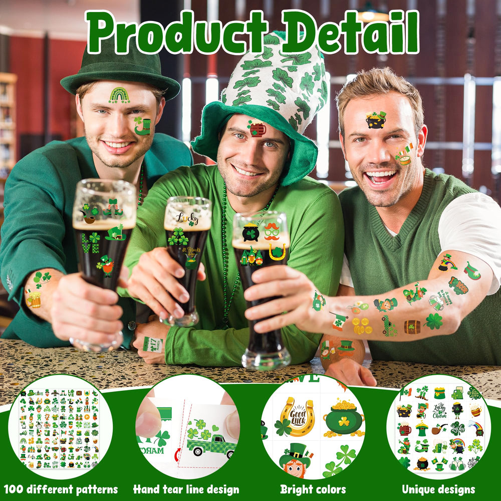 Huskein San Patricio, herraduras brillantes para añadir encanto irlandés a la celebración.