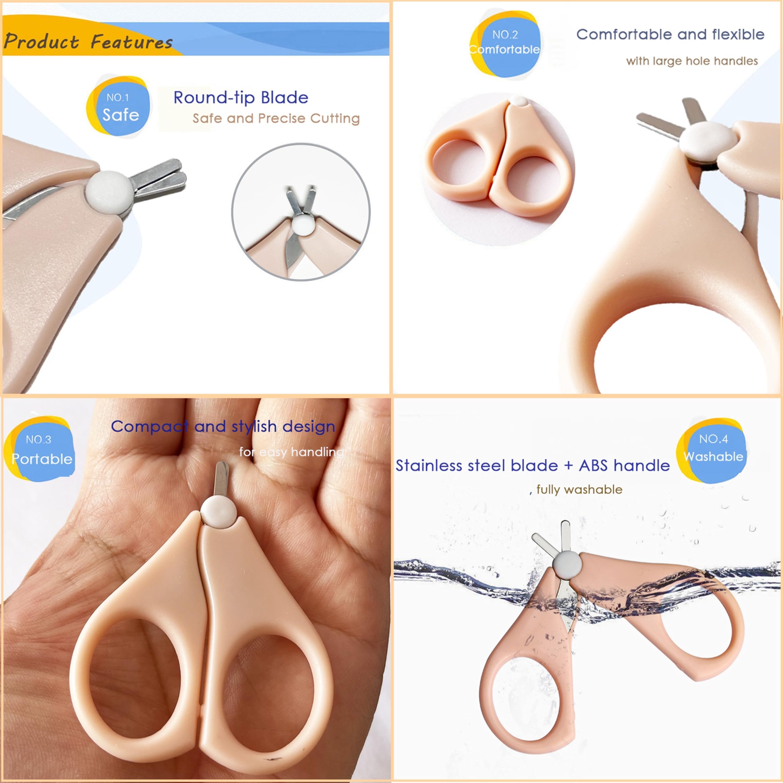 Elasticidad duradera HXIELEC mantiene peinados definidos.