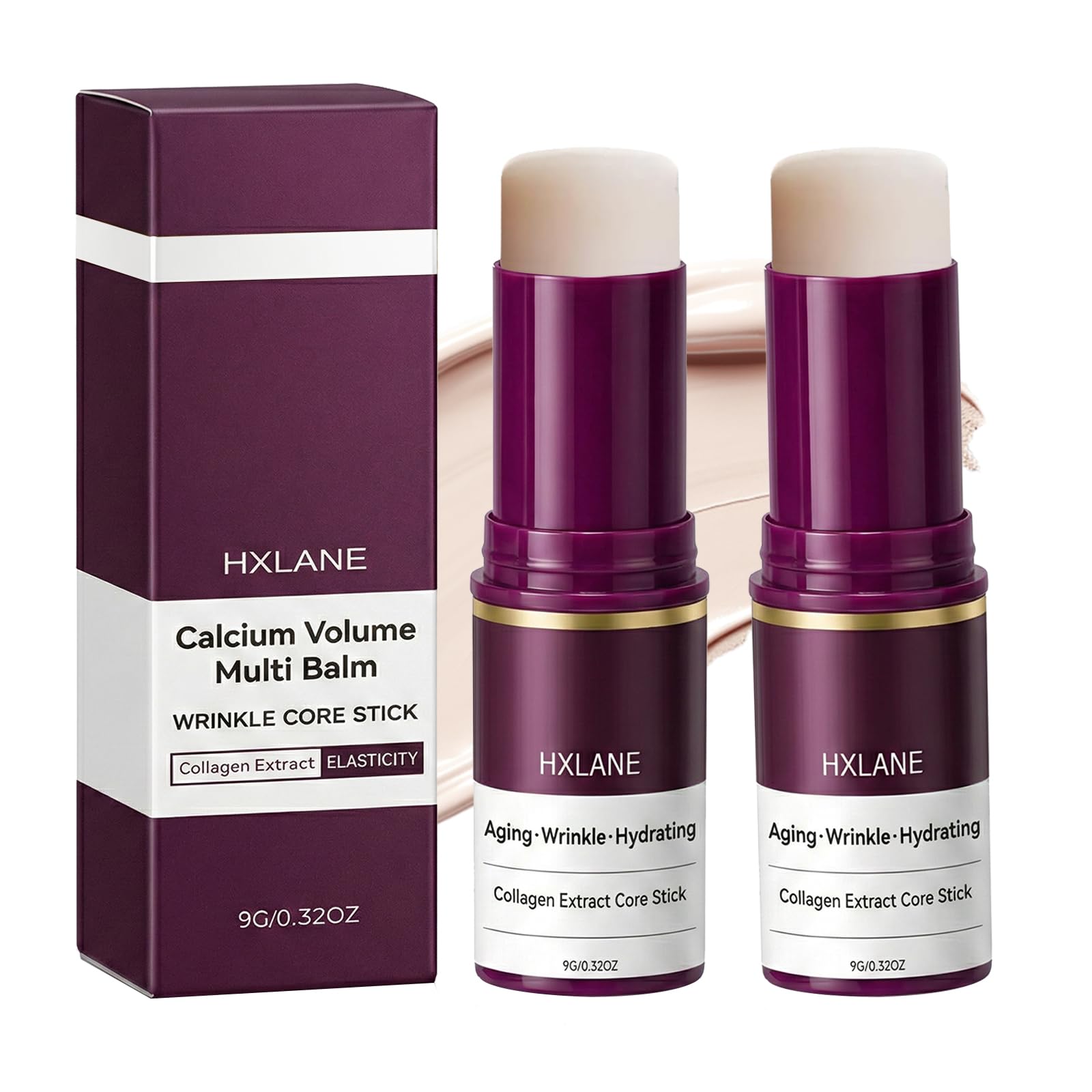 HXLANE Bálsamo Multi-Calcio aplicado en ojos para hidratación suave.