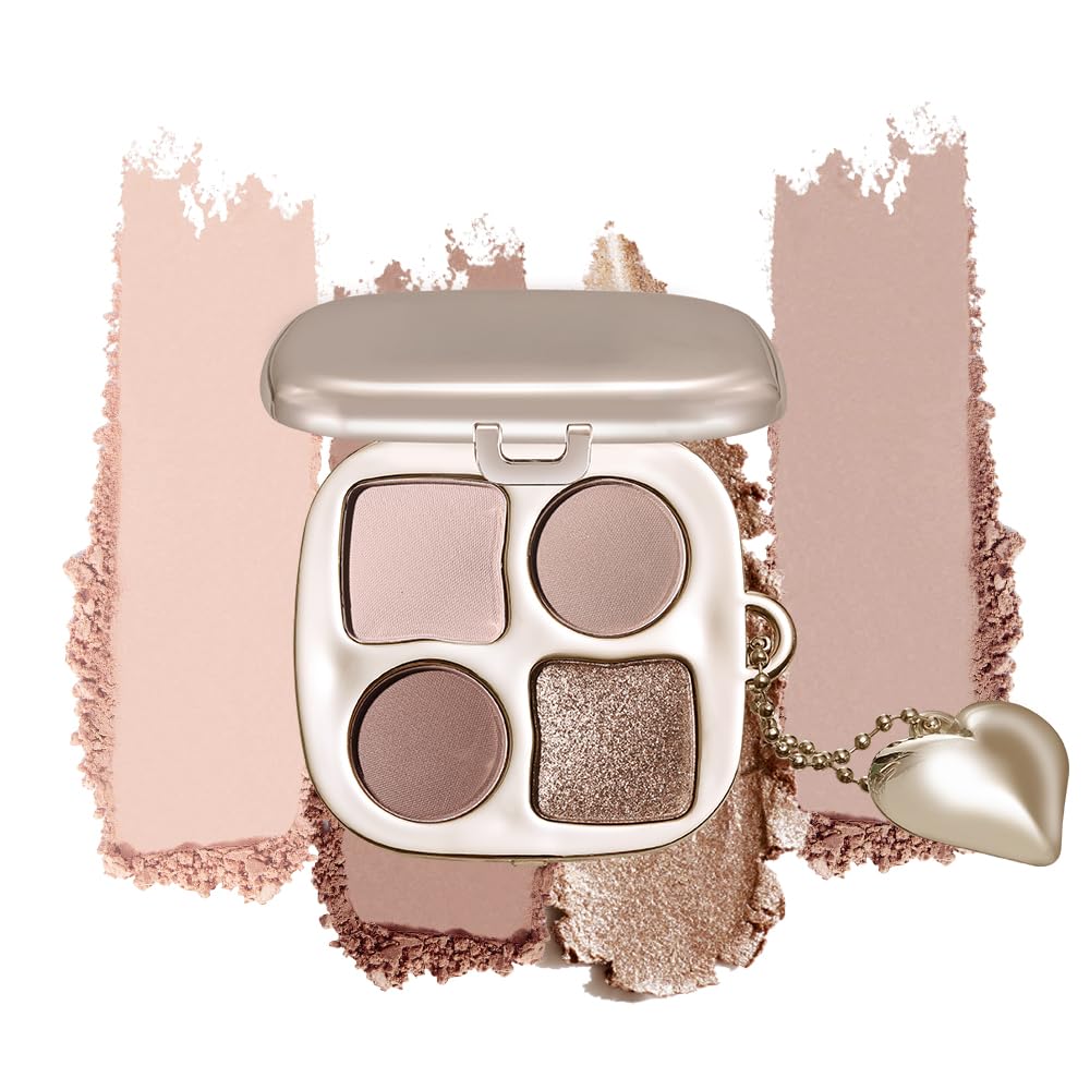Hxssll Mini Paleta Sombras Neutras Frias para definición suave de pliegues