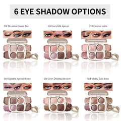Hxssll Mini Paleta Sombras Neutras Frias acabado mate y brillo suave