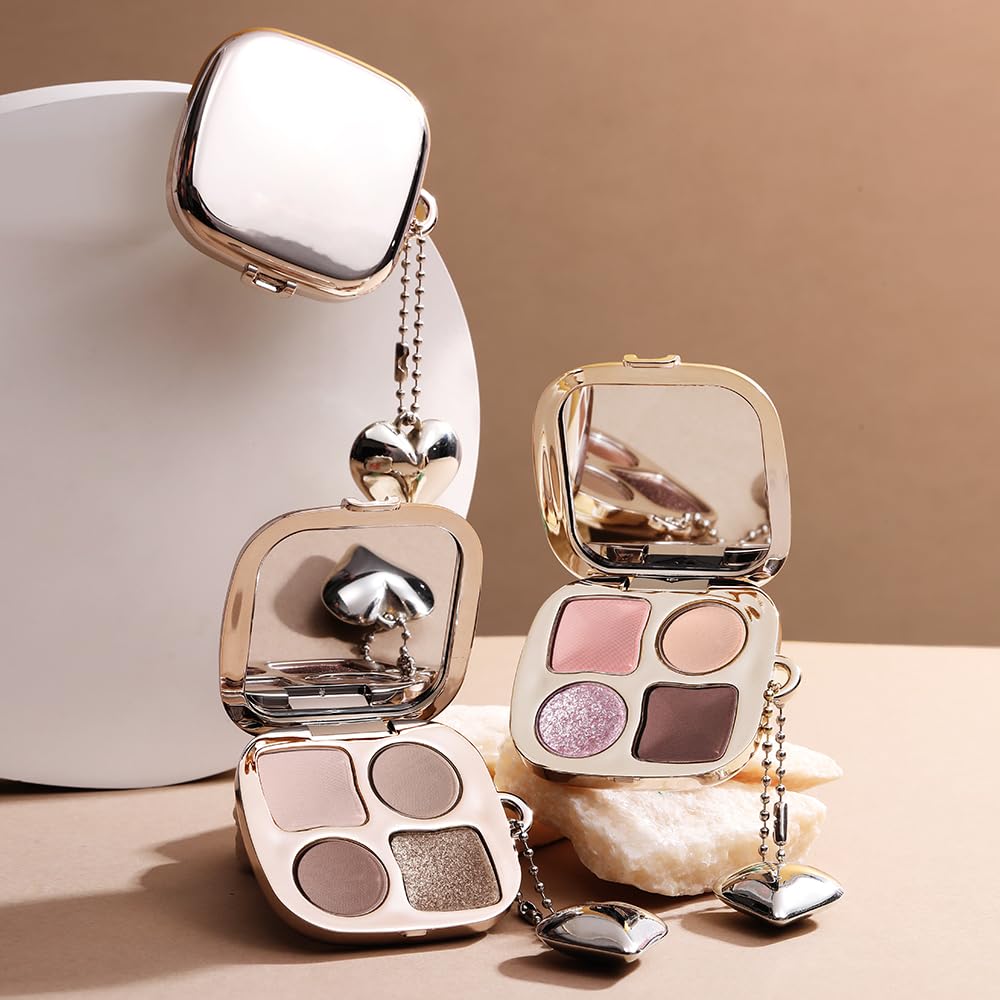 Hxssll Mini Paleta Sombras Neutras Frias cobertura uniforme y duradera