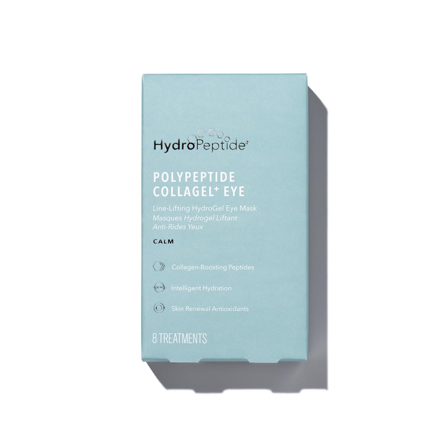 HydroPeptide parches ojos Collagel: firmeza y líneas finas.