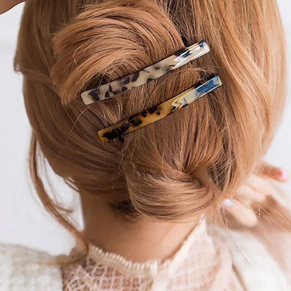 HYFEEL barrettes caparazon tortuga clara ideal para looks pulidos en cualquier ocasion.
