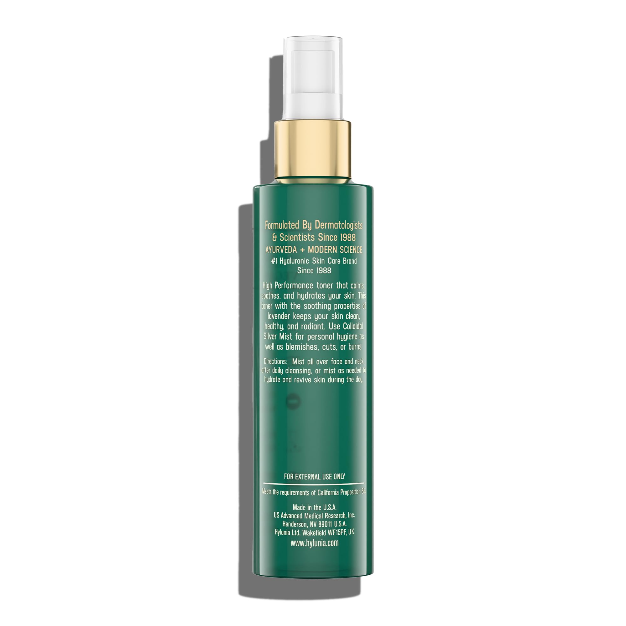 Hylunia tonico con lavanda en spray para piel calmada.