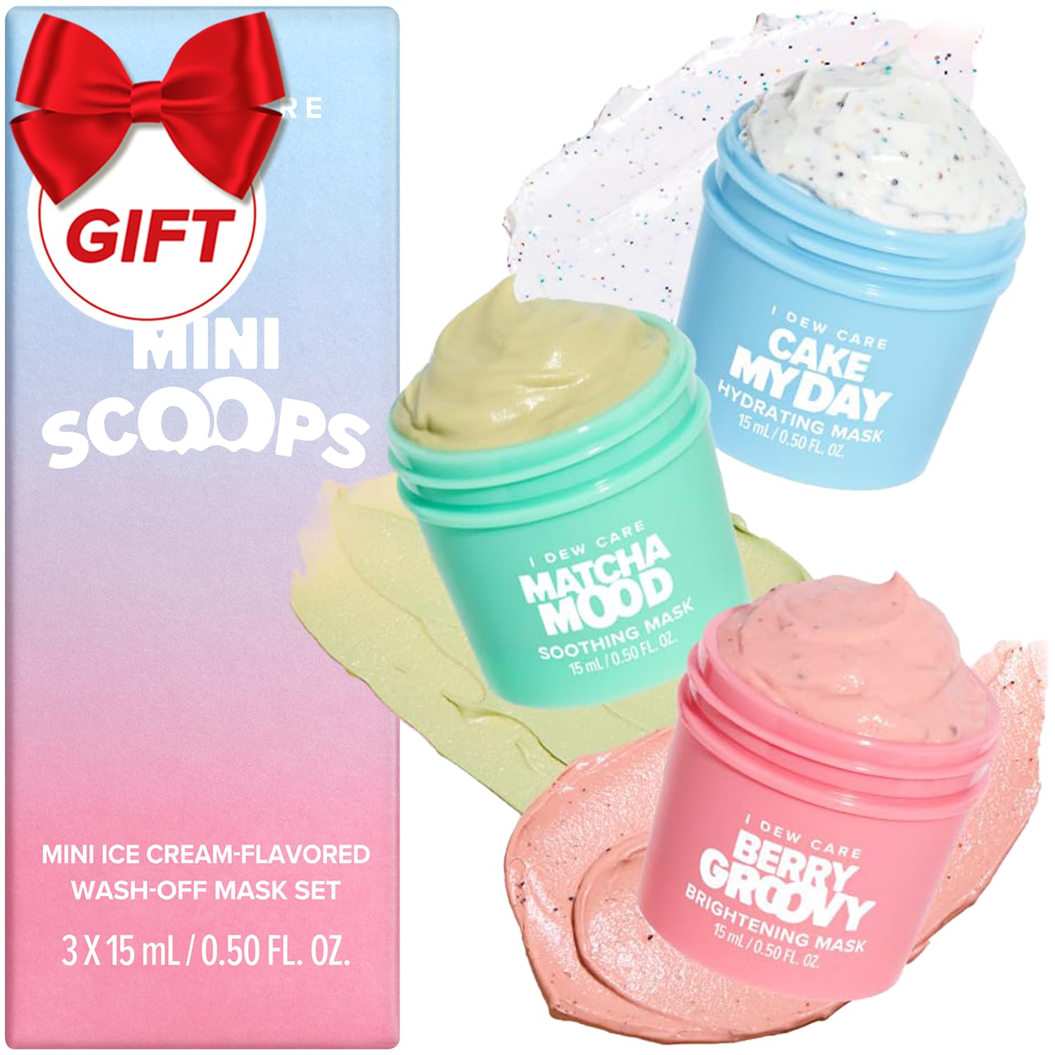 I DEW CARE Mascarilla Cake My Day en mini tarro, hidratación suave para la piel.