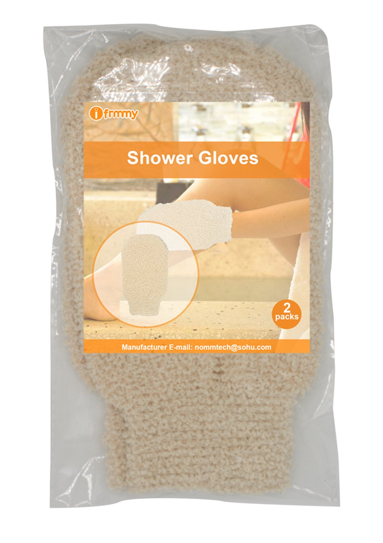 i frmmy guantes de ducha ergonómicos para un lavado cómodo y eficiente.