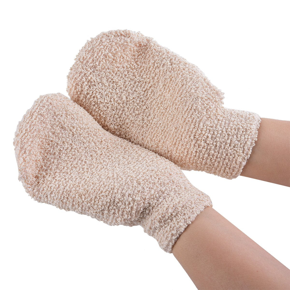i frmmy guantes de ducha con textura ideal para exfoliar suavemente la piel.