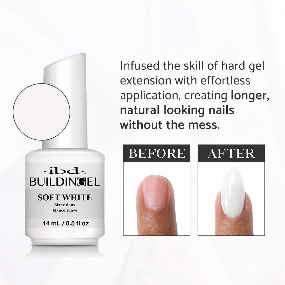 IBD Building Gel: brocha integrada para aplicación limpia y rápida