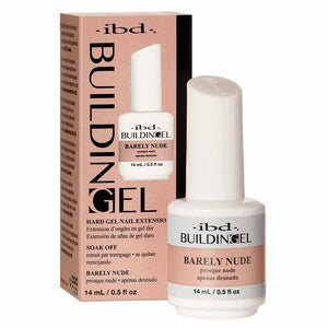 IBD Gel de Construcción para extensiones de uñas con acabado natural y duradero.