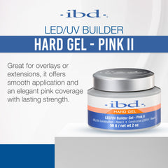 IBD Gel Duro Pink II 2 onzas – aplicación suave para capas uniformes