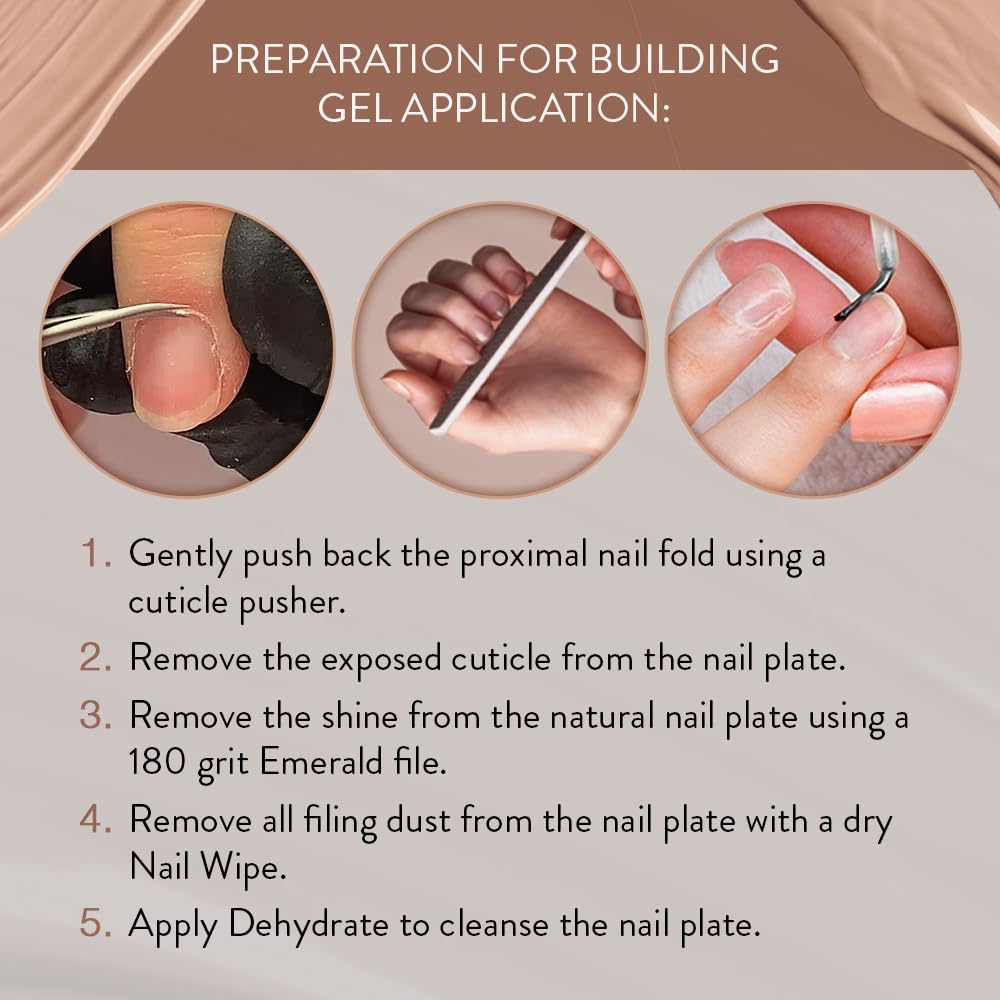 IBD Gel retirada fácil y rellenos rápidos.