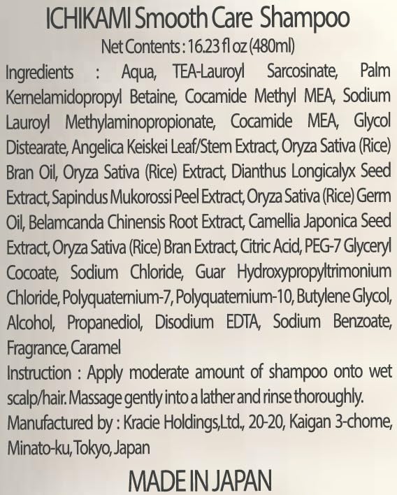 Acondicionador Ichikami, fragancia delicada para acabado sedoso