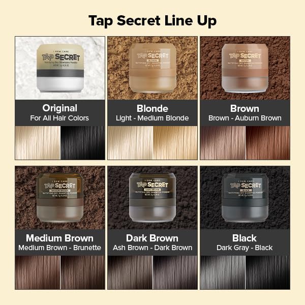 Tap Secret Biotin Dry Shampoo: fórmula no tóxica y vegana para uso diario
