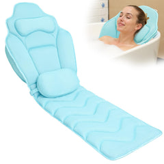 Almohada Idle Hippo de cuerpo entero cubre toda la bañera para mayor confort.