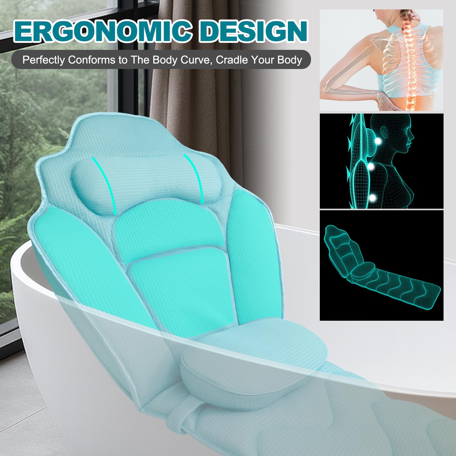 Idle Hippo con malla 4D ergonómica para secado rápido y frescura.