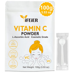 iFEiER Vitamina C, polvo para rostro, ideal para formular serums caseros.