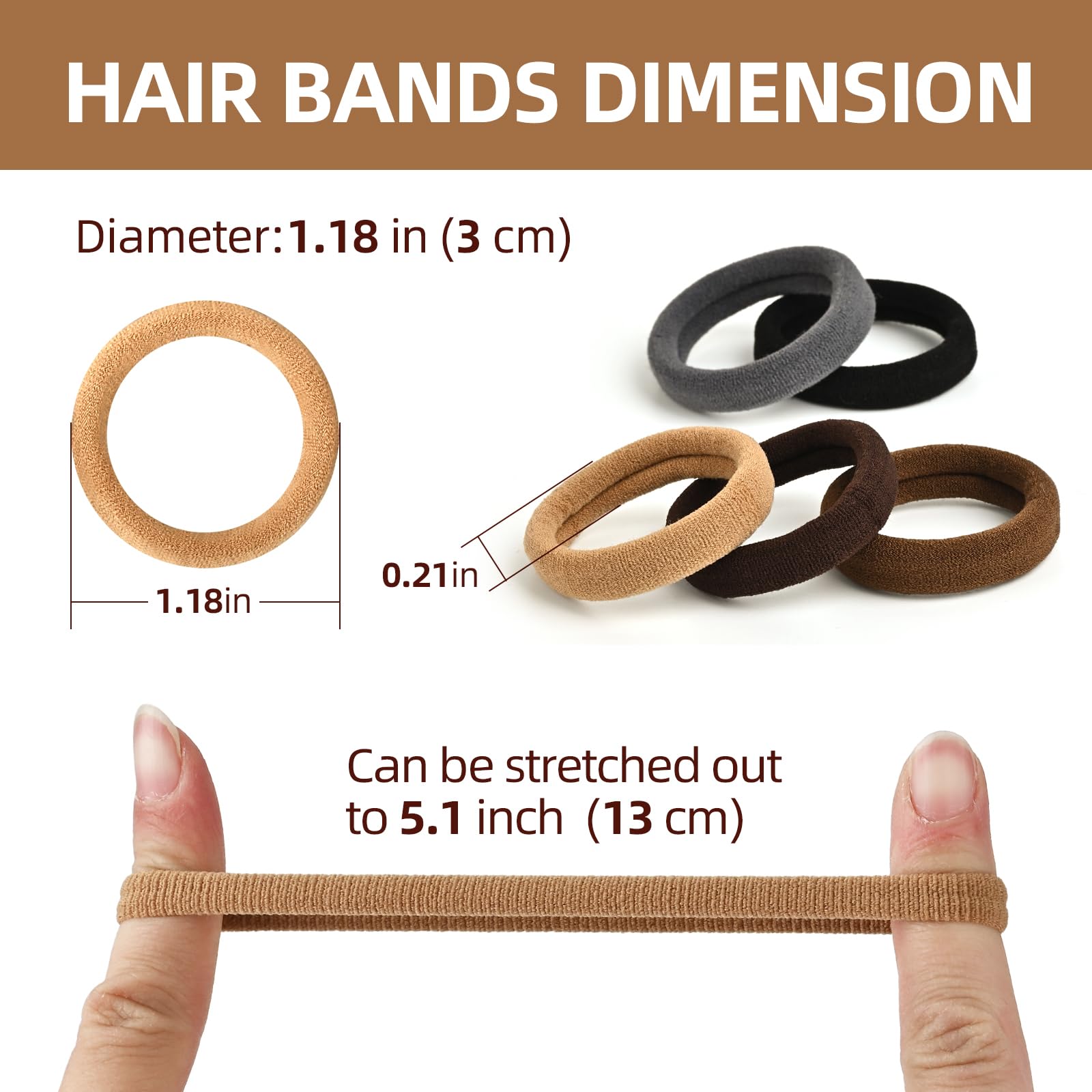 iFwevs cinta para cabello suave, no daña el cabello