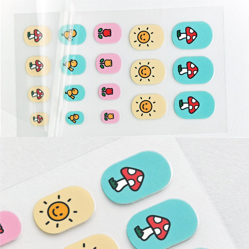 IHUKEIT motivos de frutas y corazones, ideal para practicar uñas creativas.