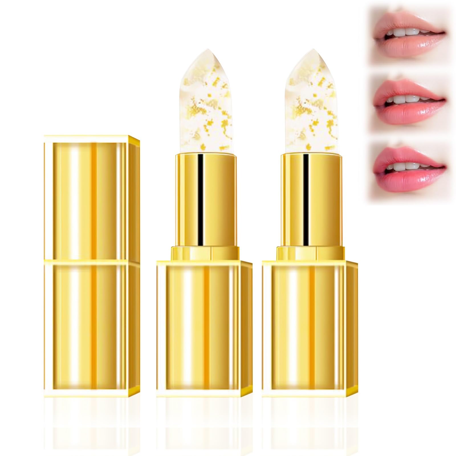 Iiglitch barra de labios a prueba de transferencia que cambia de color según el pH.