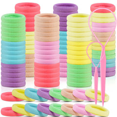 ikoco 150 piezas lazos sin costura para cabello suave y duradero.