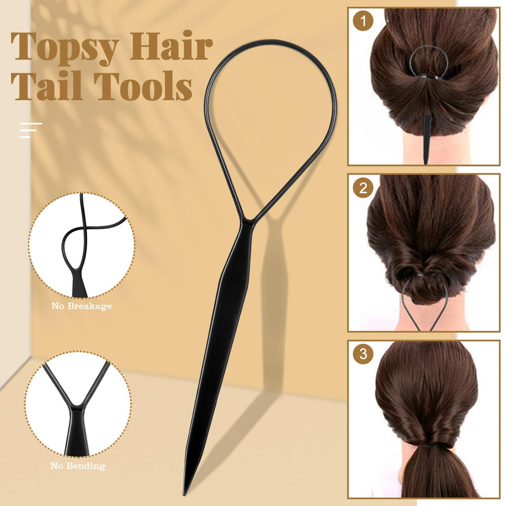 IKOCO set de accesorios para niñas con clips y gomas.