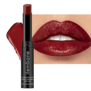 ilembane barra labios rojo profundo canela rosa, color intenso e hidratación duradera