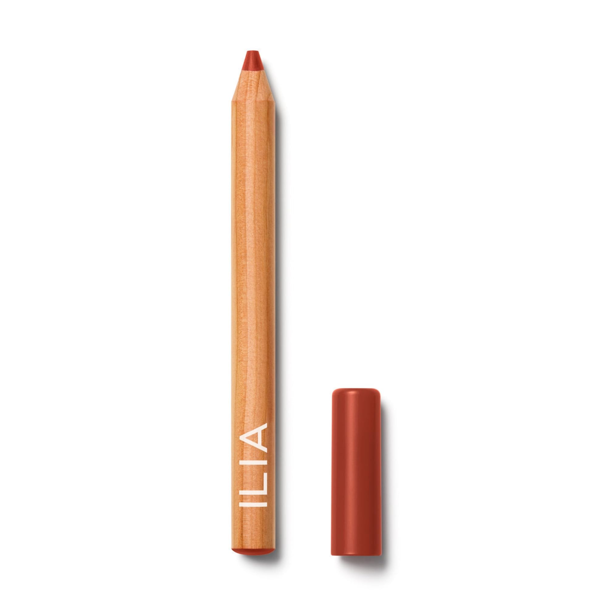 ILIA Lápiz labial Sketch hidratante Earthen, aplicación suave para labios hidratados.