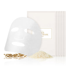 Máscara de arroz de I'm from en empaque de 5 unidades, ideal para uso diario.