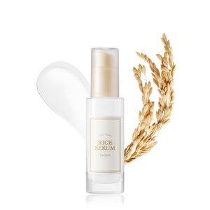 Sérum de arroz de la marca I'm from, botella elegante para uso diario y brillo suave