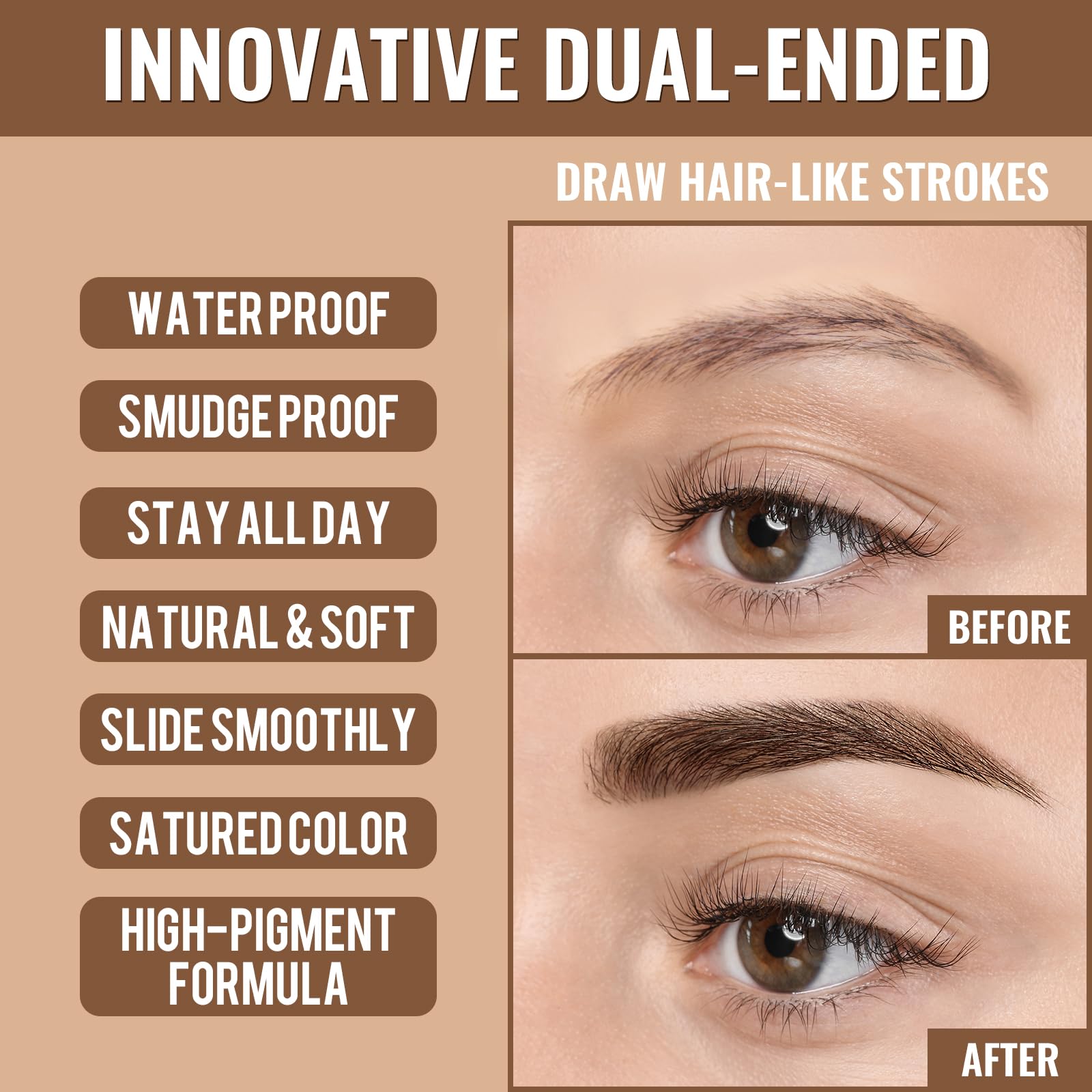 iMethod ceja tonos 8 variantes se adapta a tonos de piel y cabello