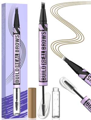iMethod lápiz cejas 4 puntas para trazos naturales y definidos.