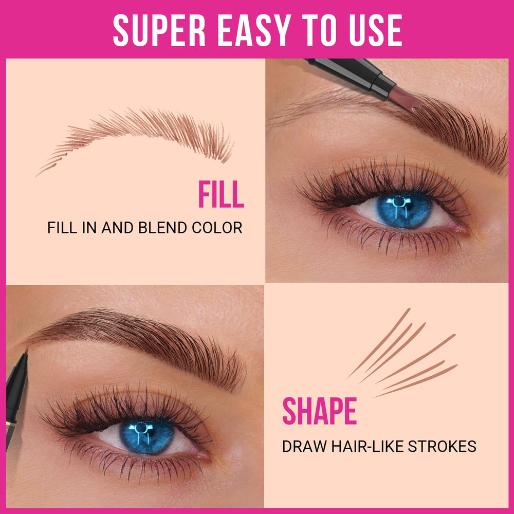 iMethod lapiz cejas tono marrón oscuro para cabello oscuro