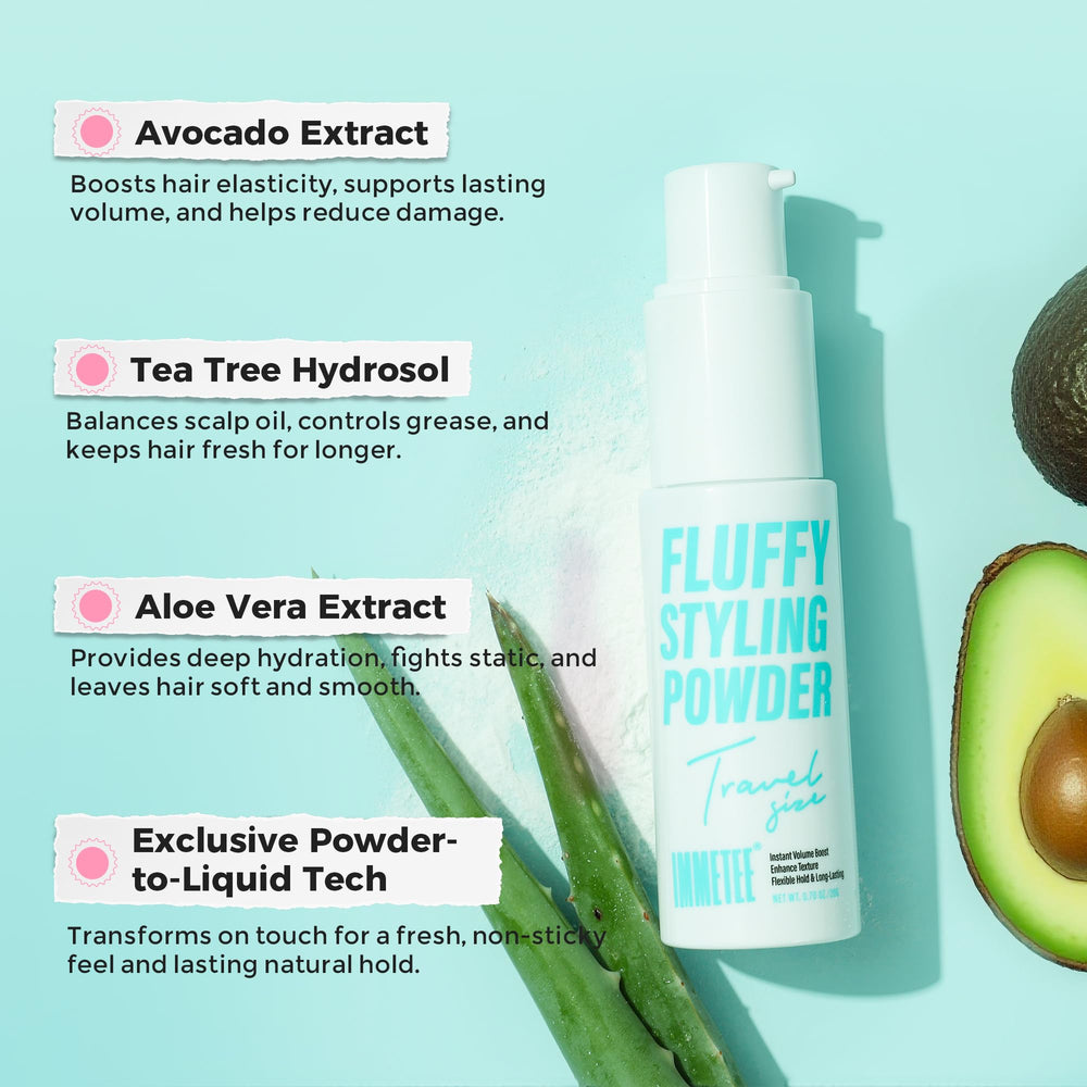 Immetee Polvo de Textura con aceites para suavidad y cuidado