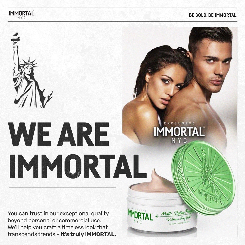 Fragancia suave de Immortal NYC que perdura todo el día
