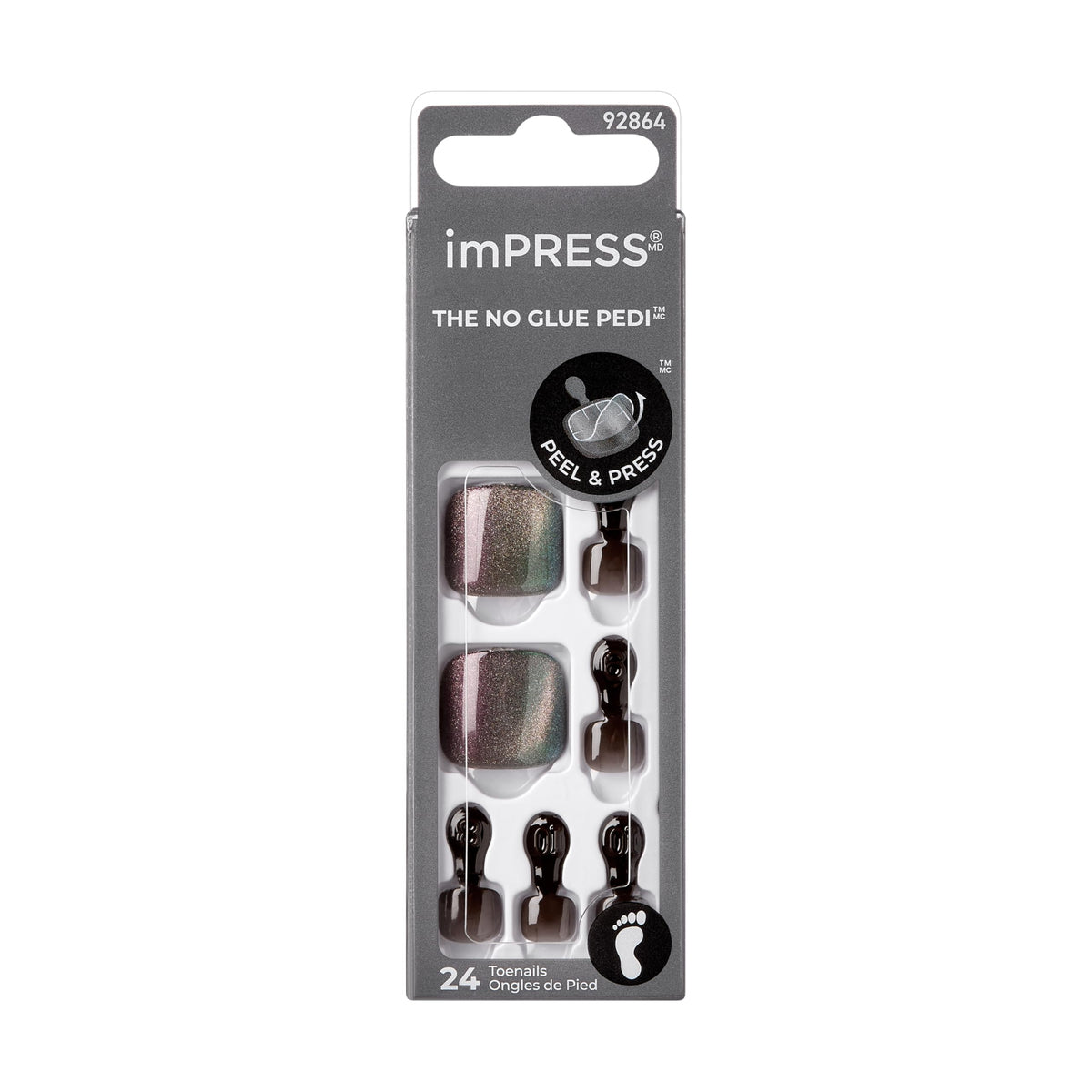 imPRESS pedicura sin pegamento: facilidad de uso y cuidado de uñas naturales