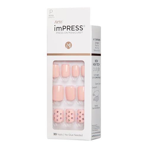 imPRESS uñas postizas forma squoval, estilo elegante para ocasiones