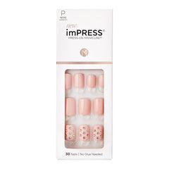imPRESS uñas postizas Petite Secrets, acabado natural para usar en casa