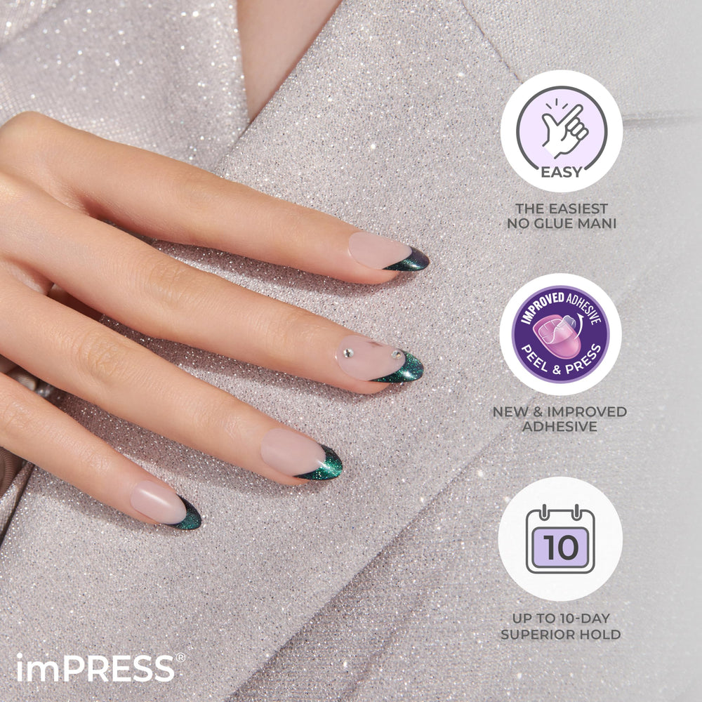 efecto aurora 3D de imPRESS Visions verde, acabado llamativo