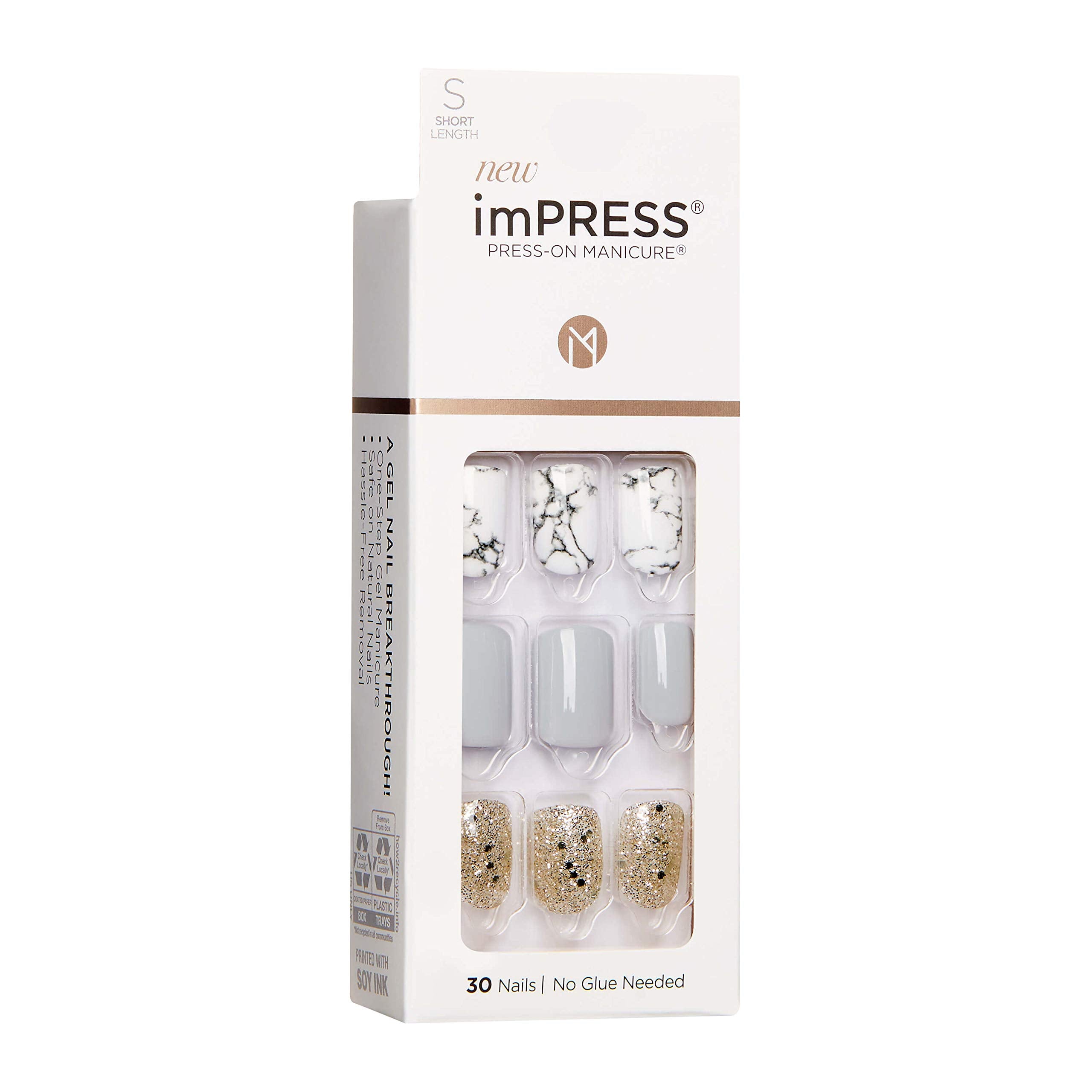 instrucciones impresas para manicura imPRESS