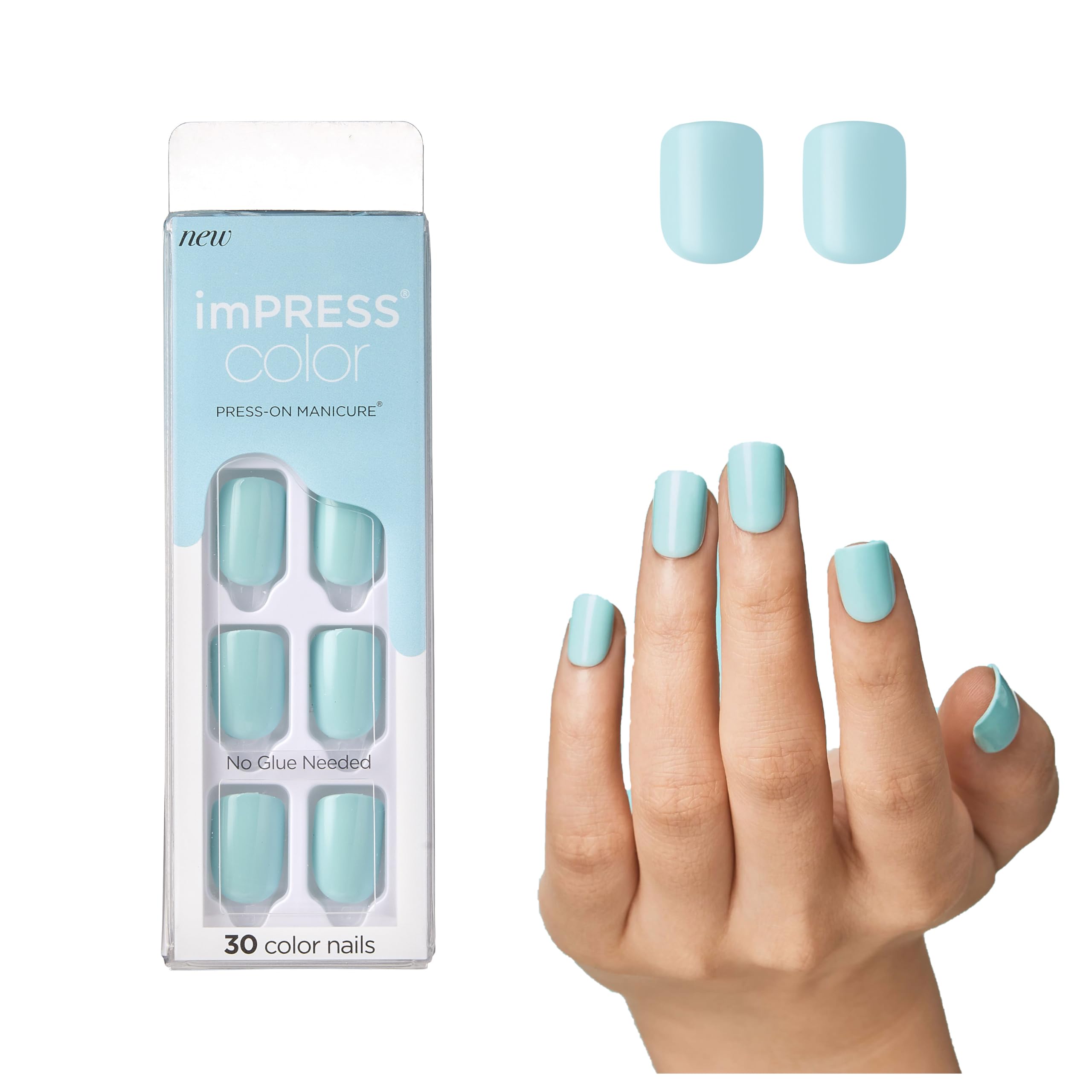 ImPRESS Color Press-On Manicure: kit completo para manicura en casa sin esmalte
