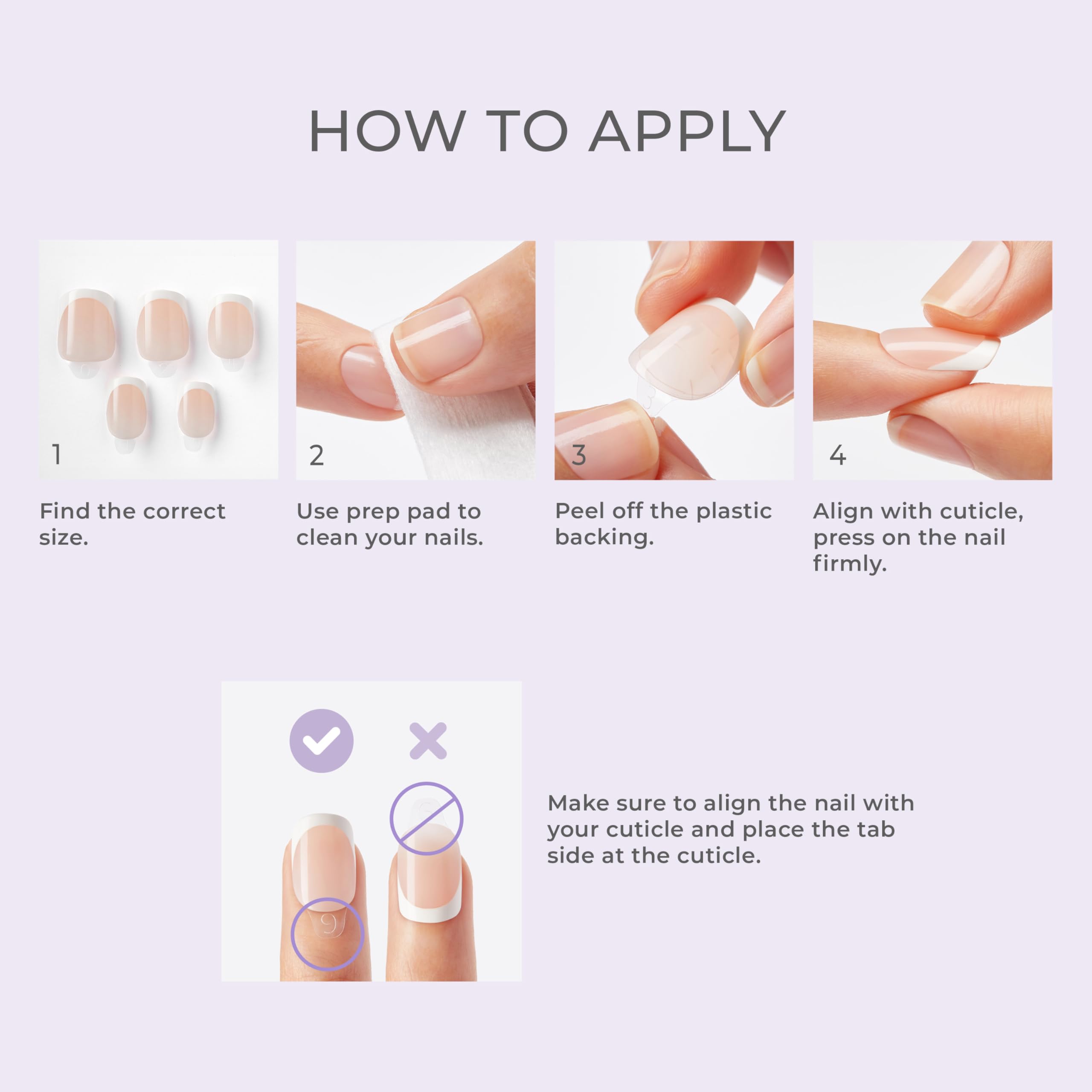 Uñas imPRESS Como Fue beige, tacto suave y ajuste cómodo
