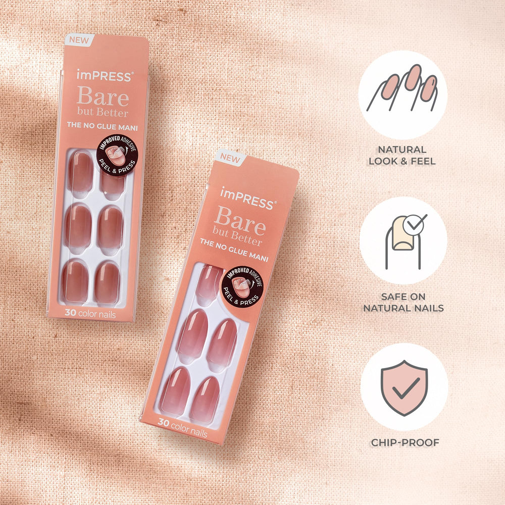 imPRESS remoción fácil sin dañar uñas naturales