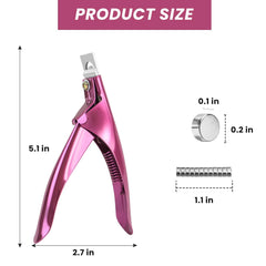 Inartato corta uñas con ajuste de ángulo, corte personalizado para diferentes formas.