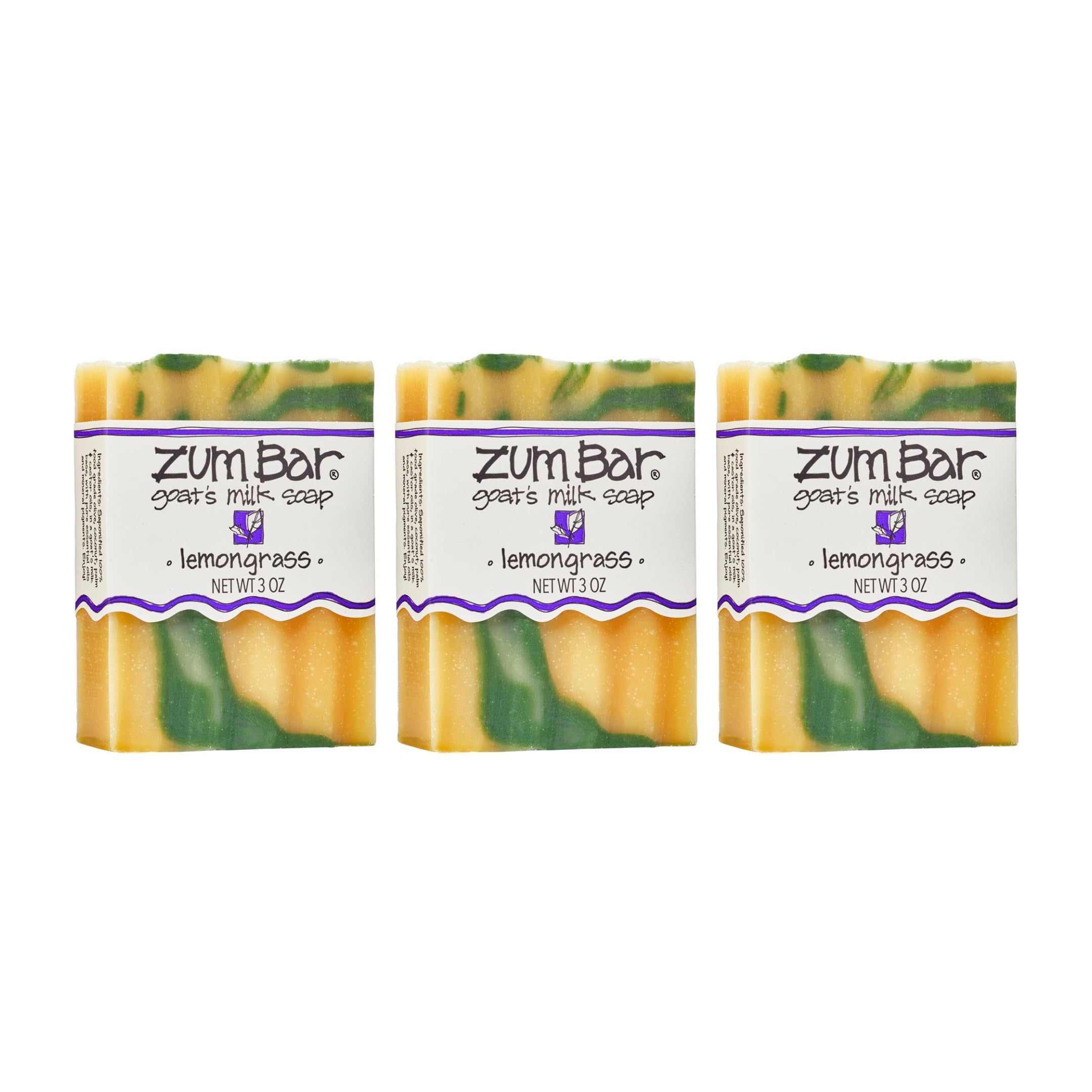 Indigo Wild Zum jabón de leche de cabra con citronela, empaque práctico para viaje.